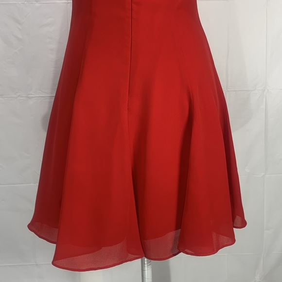 Rampage Vintage Red Cocktail Mini Dress Size 3 - Picture 9 of 12